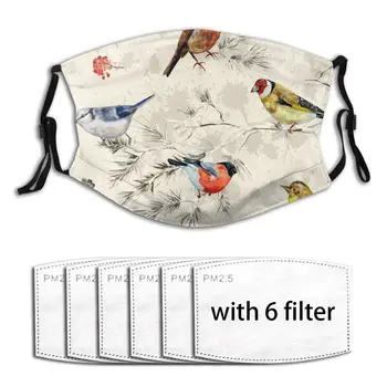 

Windproof Breathable Air Pollution With Filter PM2.5 Mouth Face Mask Washable Beaty Bird Anti Pollution Dust