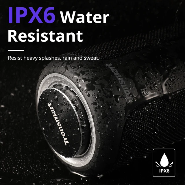 Tronsmart-altavoz portátil T6 Plus con Bluetooth 5,0, edición mejorada, hasta 40W de potencia, Sonido Envolvente de 360 °, resistente al agua IPX6, NF Tronsmart-altavoz portátil T6 Plus con Bluetooth 5,0, edición mejorada, hasta 40W de potencia, Sonido Envolvente de 360 °, resistente al agua IPX6, NF