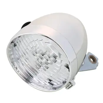 

3 LED Bicycle Bike Headlight Front Light Lamp With Bracket Retro Vintage