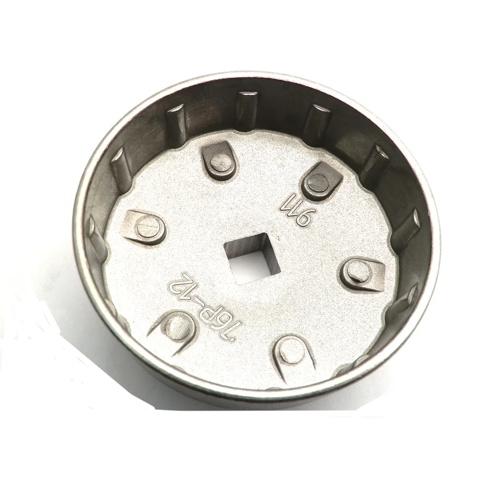 Llave Para Filtro De Aceite De Tapa 65mm - 14 Flautas, Aluminio, Para Honda, Toyota, Nissan Y Otros