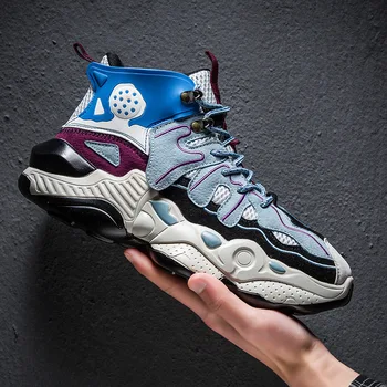 

Running Shoes Men's Shoes Autumn 2019 New Air Roaring High-rise Shoes Sports Basketball Shoes Running Shoes