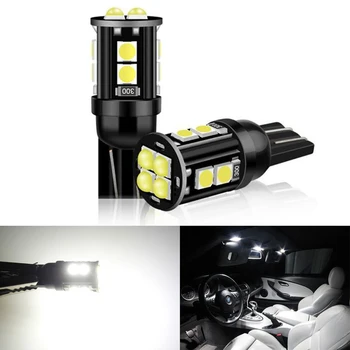 

2Pcs T10 W5W WY5W Super Bright LED Car Interior Lighting Reading Dome Map Lights For VW Hyundai Toyota Auto Lamp Wedge Tail Side