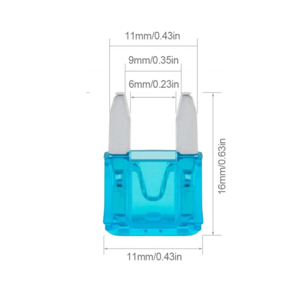 120Pcs Profile Small Size Blade Car Fuse Assortment Set for Auto Car Truck 2.5/3/5/7.5/10/15/20/25/30/35A Fuse with Plastic Box car fuses kit,circuit adapters and fuse set