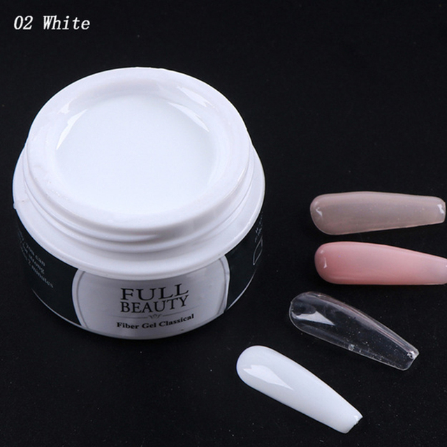 Extension Gel Nail Builder Pink White Clear Poly Builder Crystal Glue Soak Off Uv Manicure Long Lasting Diy Art Tool
