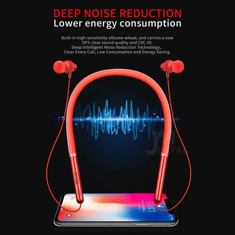 MEUYAG спортивные беспроводные Bluetooth наушники Hi-Fi стерео гарнитура с микрофоном наушники для Xiaomi iPhone samsung