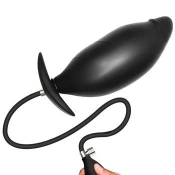 Go Out Silicone Inflated Super Big Anal Plug Dildo Pump Butt Plug Anal Dilator Prostate Massage Anus Extender Dilatador Sex Toys 3