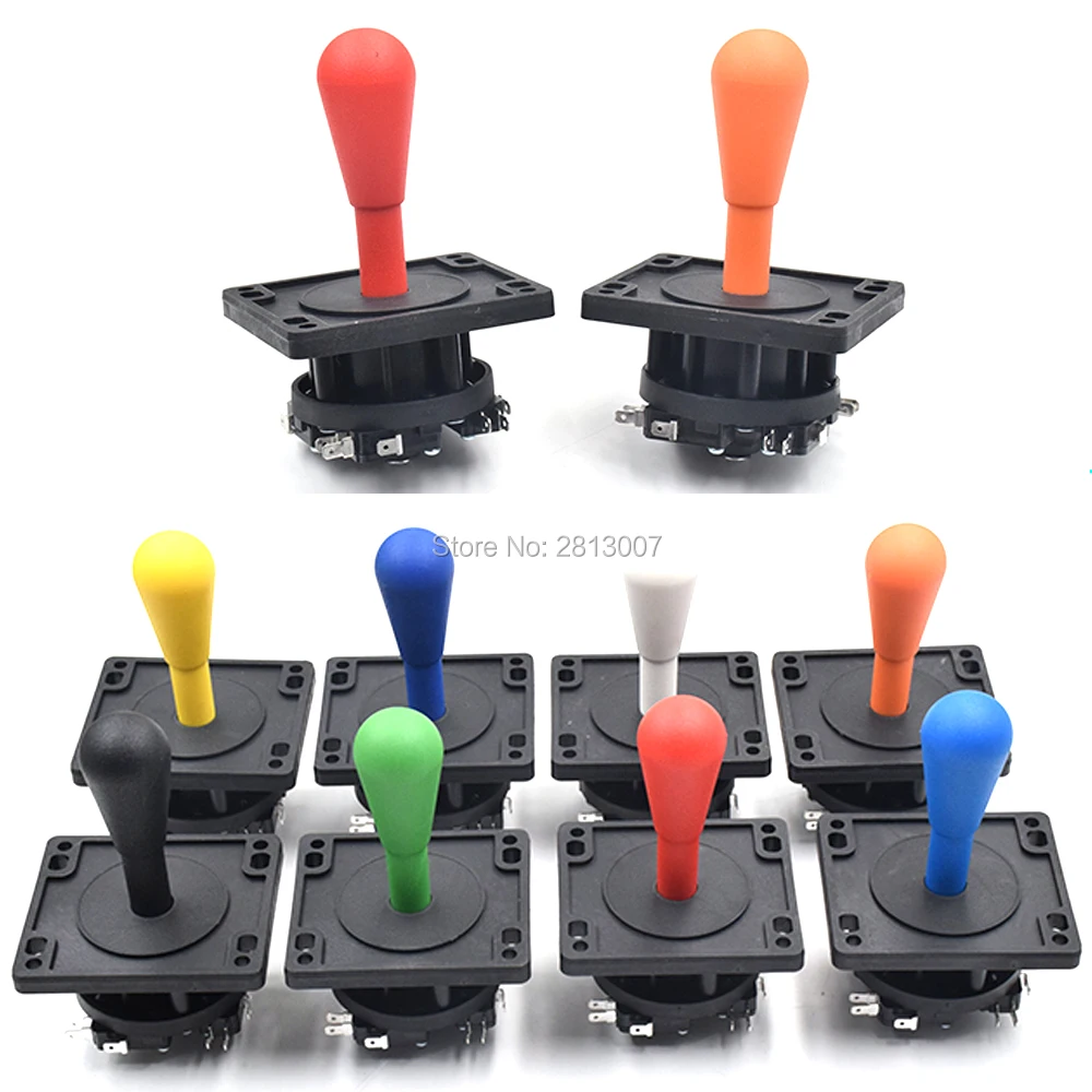 

American / Spanish /HAPP Style Arcade Joystick 4 /8 Way Zero Delay Nylon Stick Durable Joypad Jamma Game Machine