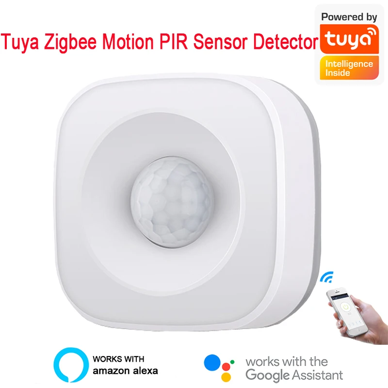 Датчик движения Tuya Zigbee сенсор для обнаружения присутствия работает с Alexa Google Home |