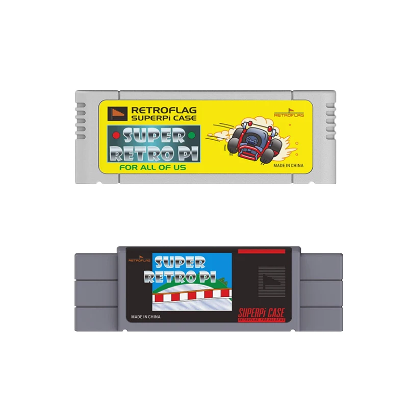 Retroflag SUPERPi CASE-J/CASE-U snes игровой Картридж с охлаждающим вентилятором+ радиатор для Raspberry Pi 3B Plus(3B+)/3B