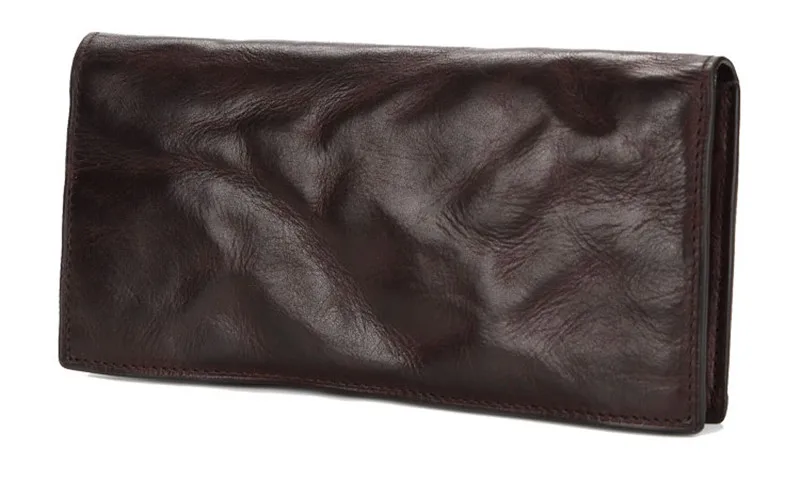 PNDME Молодежный модный винтажный высококачественный кошелек из мягкой воловьей кожи, мужской роскошный длинный клатч, кошелек для телефона