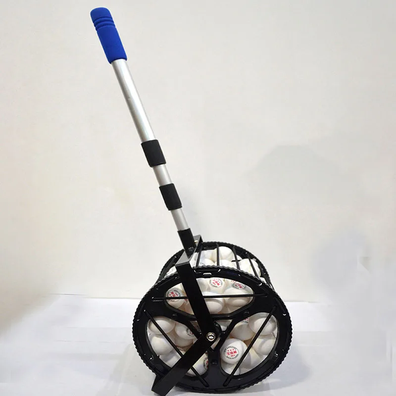 

Roller Type Table Tennis Picker Polyester Nylon Large Capacity Picking Ball Frame Machine Durable Ping-pong Training Accessories