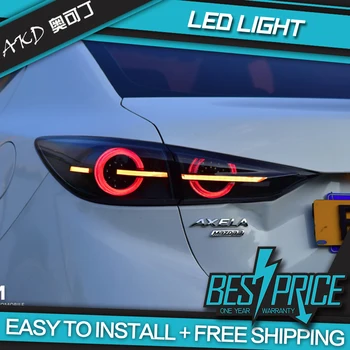 

AKD Car Styling for Mazda 3 Tail Lights 2014-2018 Mazda3 Axela LED Tail Lamp LED DRL Brake Signal Reverse auto Accessories