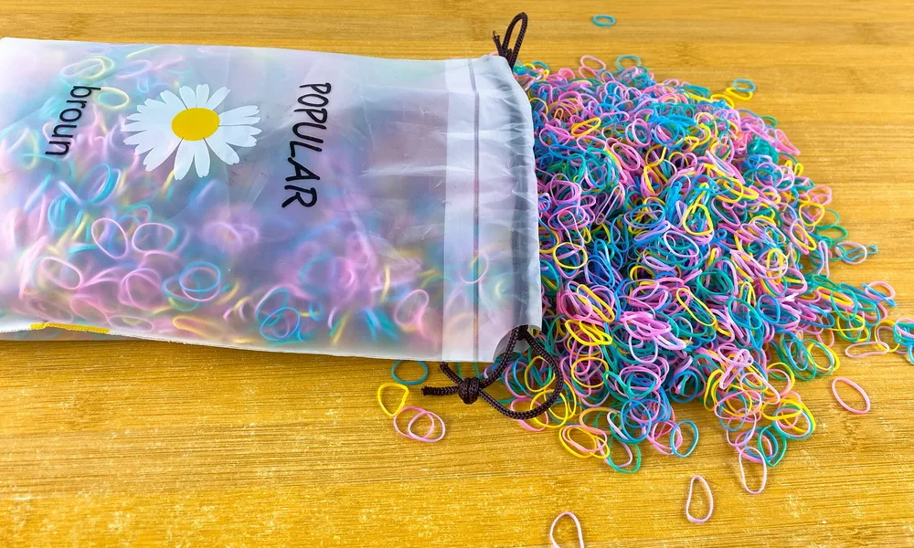 Scrunchies Elastiche Capelli Cercine Elastici In Velluto A Coste - Strisce Colorate, Per Coda Di Cavallo O Codini, Donna/teen Elastico Per Capelli