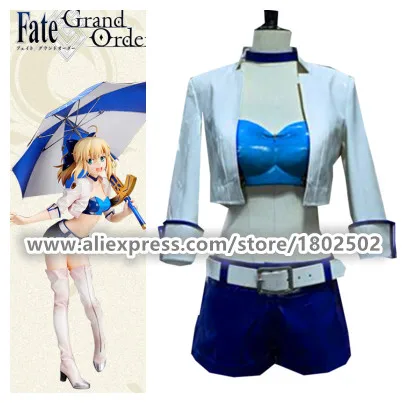 Сабер Косплей гонки девушка Гараж Комплект фигурка Ver. Fate Grand для Косплэй Saber Fate Grand для костюм Для женщин