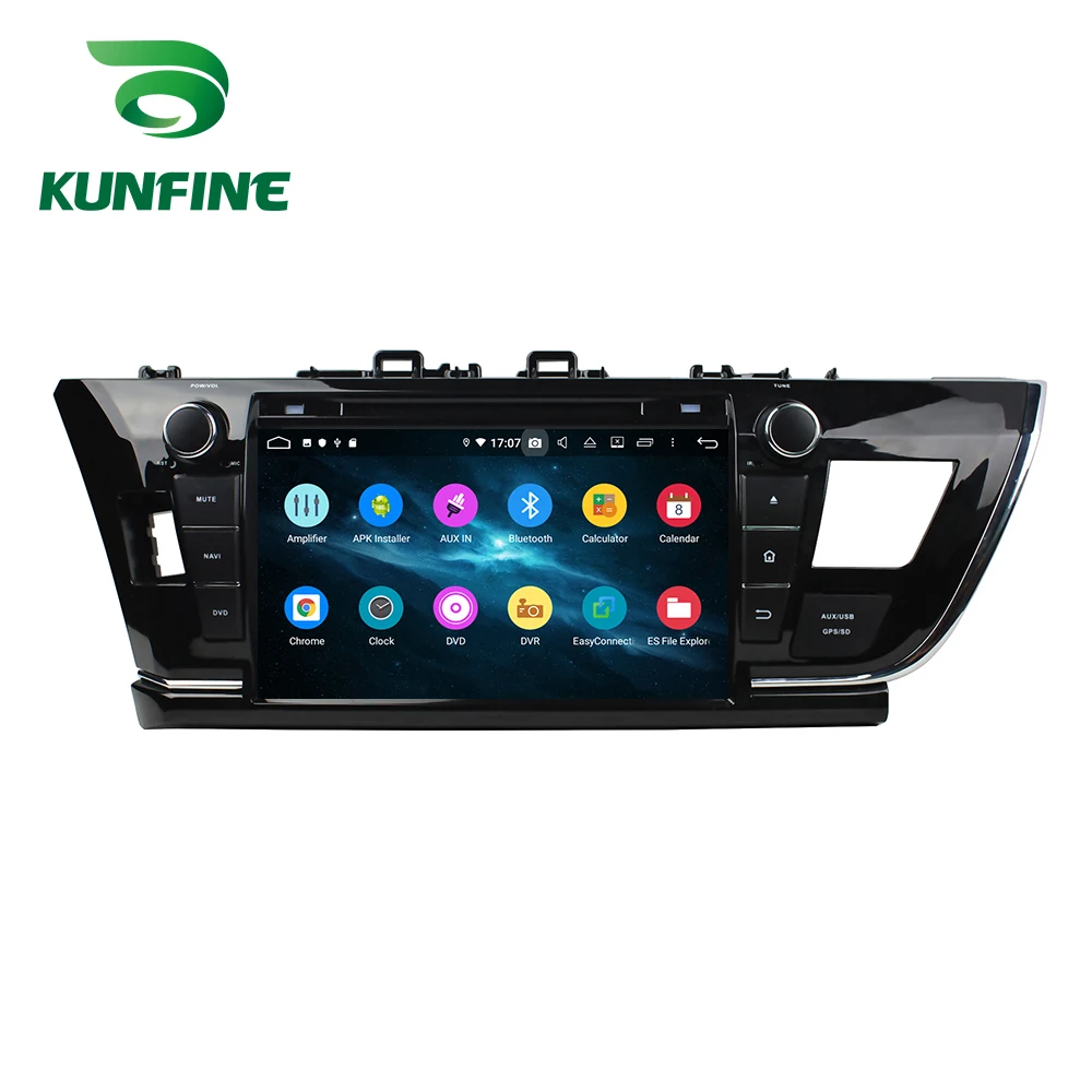 Android 9,0, четыре ядра, 4 Гб ОЗУ, 64 Гб ПЗУ, автомобильный DVD, gps навигация, мультимедийный плеер, стерео для Toyota Corolla,, радио