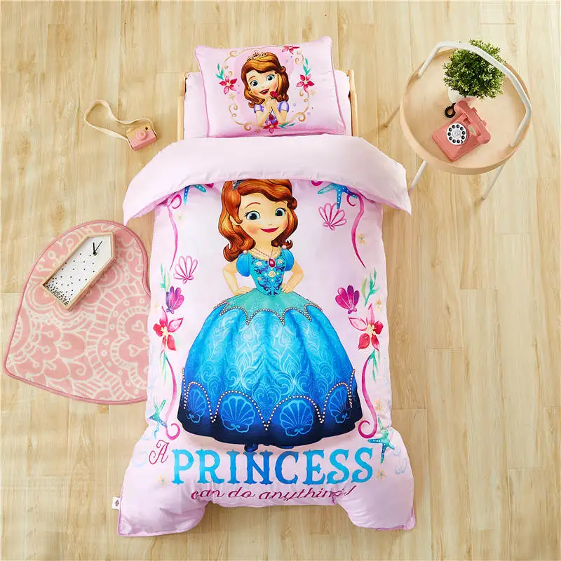 Pink Sophia Princess Bedding Set For Kids Baby 47 X59 Crib Size