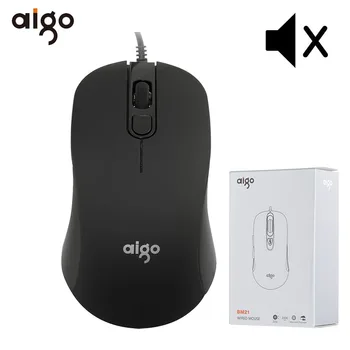 

Aigo USB Mouse Optical Wired Mouse 1200/2400 DPI Computer Mouse 4-Button Silent Gaming Mouse for PC/Laptop/Computer/Desktop/Mac