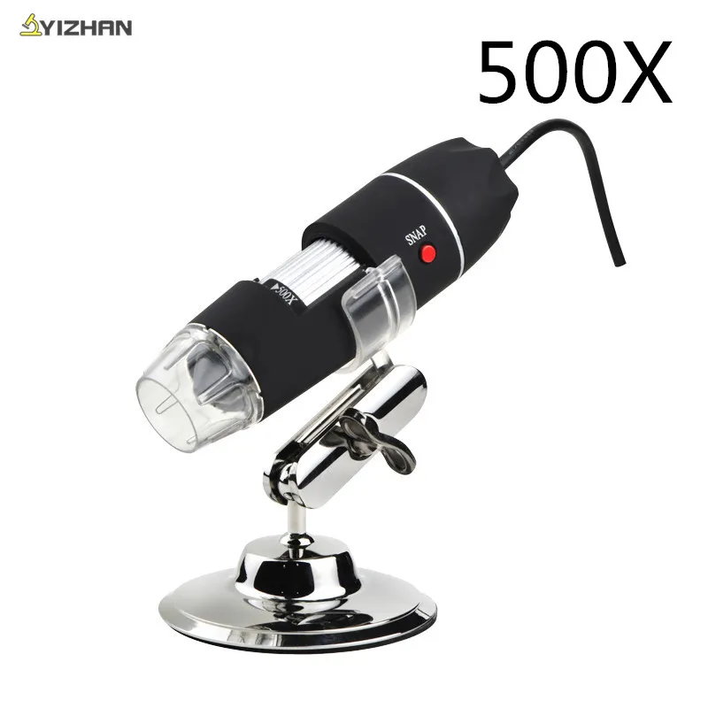 

USB Microscope 500X Electronic Stereo Digital usb digital microscope electronic Camera mini jewelry microscopes with 8 LED