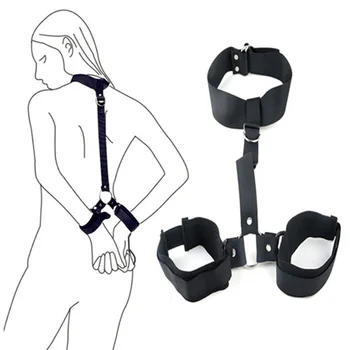 Shackles On The Door Chastity Lock Handcuffs Flirting Fetish BDSM Sex Bondage Restraints Slave Erotic Sex Toys For Woman Couples 4