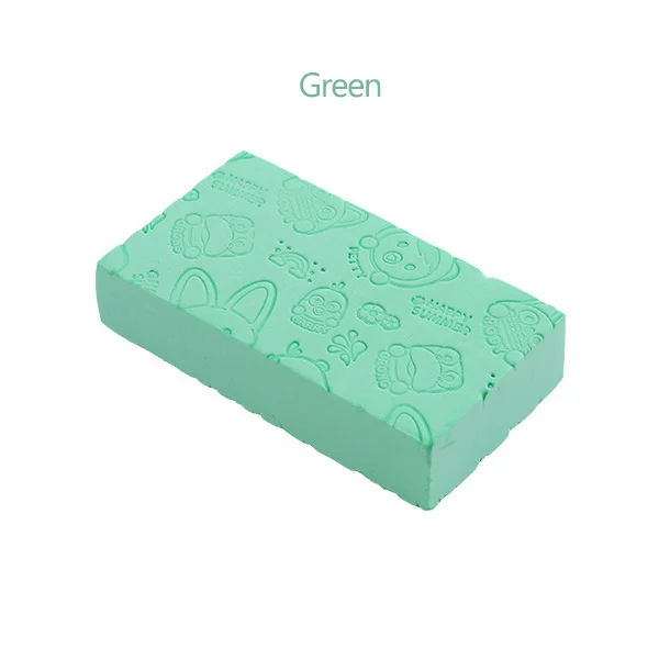 Green Губка для мытья банного полотенца губка Чистящая Щетка массажная пепельная Мочалка для ванной мягкая натирающая губка для ванны мочалка артефакты - Цвет: Green