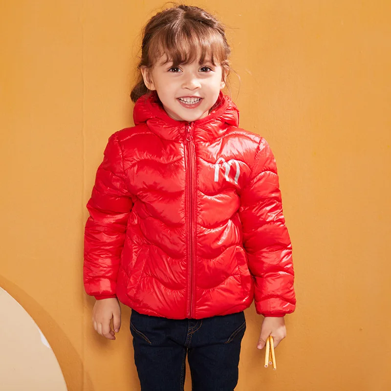 Kids Coats Boys Winter Long Sleeve Solid Hooded Kid Down Jacket Toddler Girls Winter Jacket Fashion Children Clothing