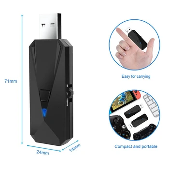 

Wireless Bluetooth Controller Receiver USB Converter for PS3 PS4 for NS Pro Switch Joy Con Wi U for Xbox One PC Adapter