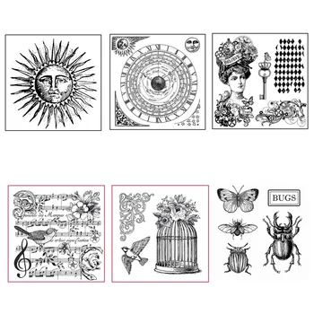 

10*10CM 2019 DIY New Stamps For Scrapbooking And Clear Stamps Stamperia High Definition Stamp Set Account Craft Set