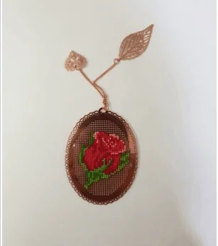 Cc Rose style DIY ремесло Стич крестиком металлическая Закладка серебро Золотой Рукоделие Вышивка ремесла счетный крест-Набор для вышивки