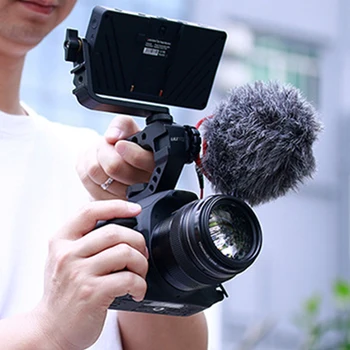 

Ergonomic Camera Top Accessories Mount Decorative Hot Shoe Adapter Multipurpose Photography Aluminum Alloy Portable Handle