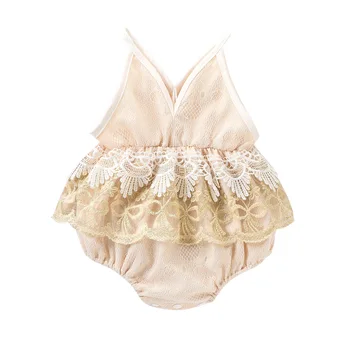 

Princess Baby Girls Summer Clothing Newborn Baby Girl V neck Lace Tutu Romper Dress Infant One Piece Jumpsuit Outfits 0-18M