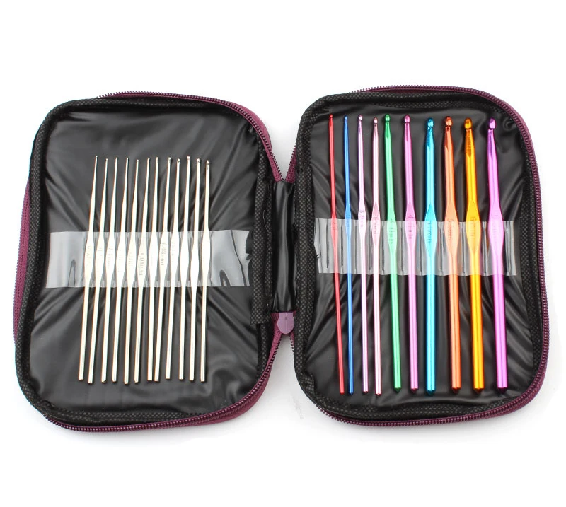 22pcs Crochet Hooks
