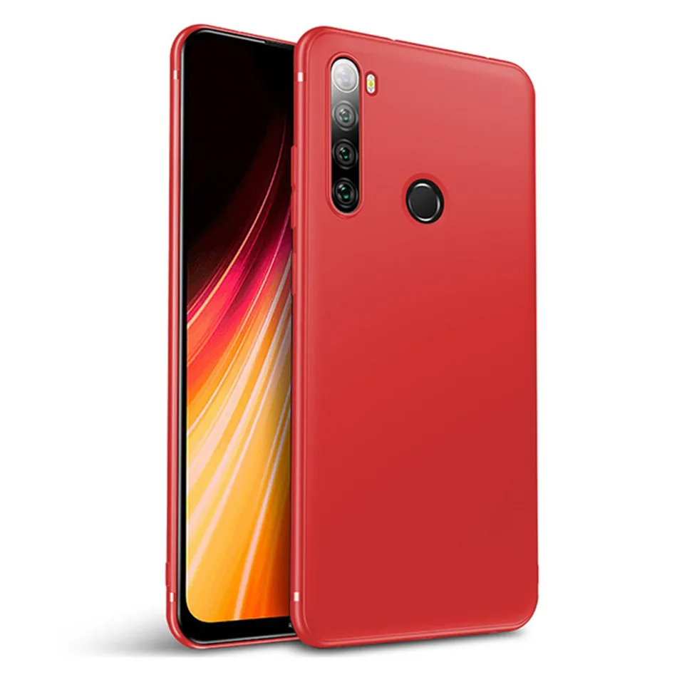 Для Xiaomi Redmi Note 8T чехол силиконовый ударопрочный матовый чехол из ТПУ для Xiaomi Redmi Note 8T 8 Pro с защитой от отпечатков пальцев