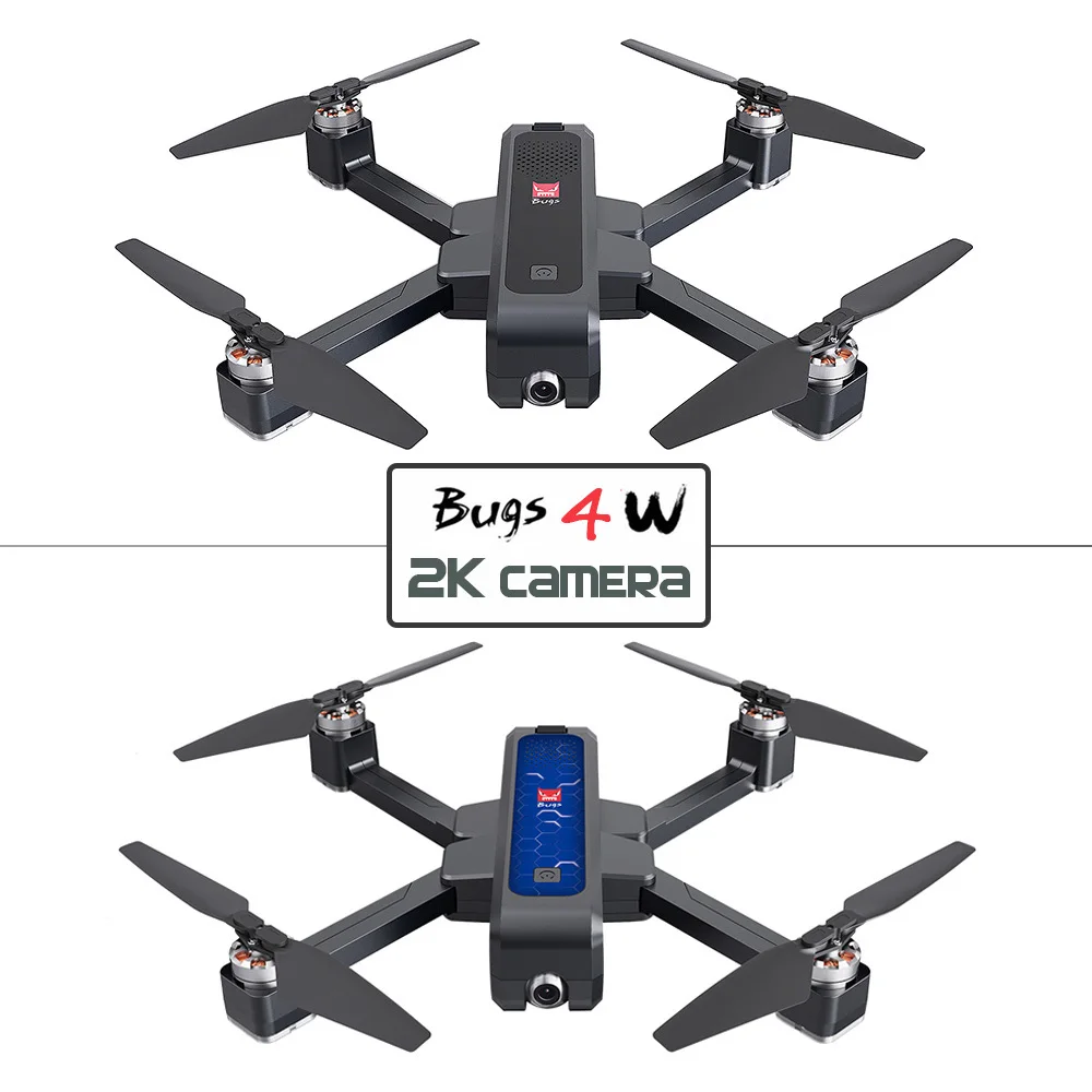 Новинка 2019 складной бесщеточный Радиоуправляемый Дрон Mjx Bugs 4 Вт B4w с Gps