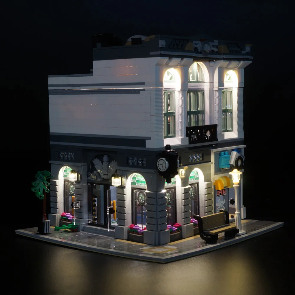 Led Licht Up Kit Für Lego 10251 Stadt Creator Brick Bank Aus Modellbaukasten 