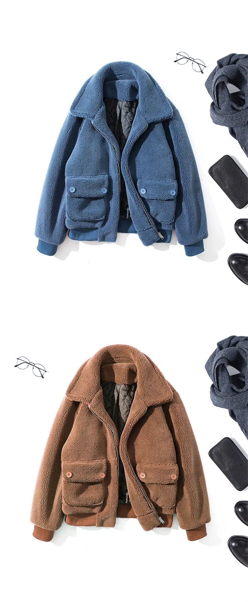 Зимнее пальто для мужчин, овчина, Тренч, мужская повседневная куртка, бархатные шерстяные пальто, мужское пальто, M-4XL, 5XL