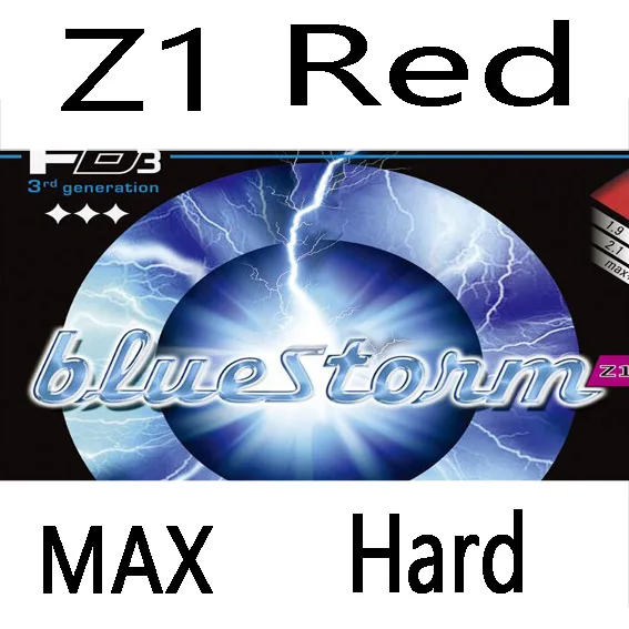 DONIC BLUESTORM BlueStorm Z1 резиновая губка для настольного тенниса для пинг-понга Tenis De Mesa - Цвет: Z1 Red MAX Hard