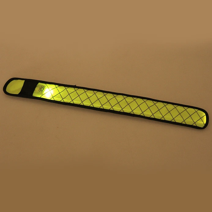 yellow Нейлоновый светодиодный спортивный ремешок на запястье светящийся игрушечный браслет светильник светящийся браслет вечерние игрушки для детей Подарки - Цвет: yellow