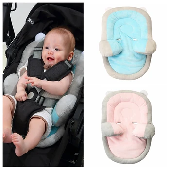 

baby stroller cushion car seat accessories pram soft mattress liner mat infant shoulder belt strap cover Neck Protection pad
