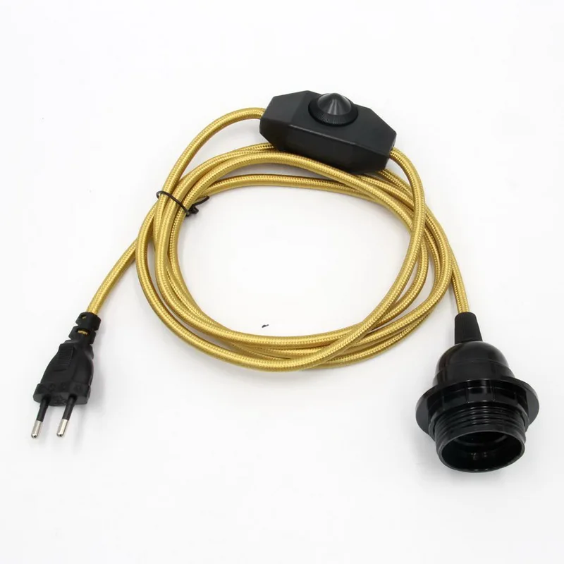 Gold power cord with holder 800
