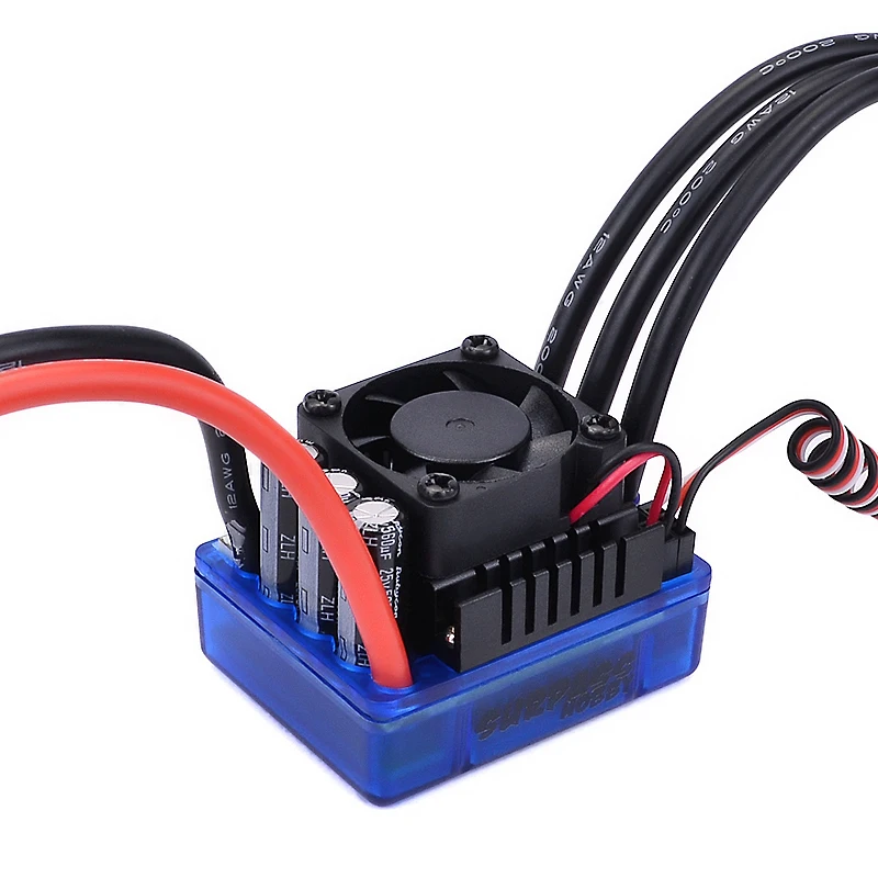 SURPASSHOBBY 4068 2050KV водонепроницаемый Бессенсорный бесщеточный двигатель + 120A ESC для 1:8