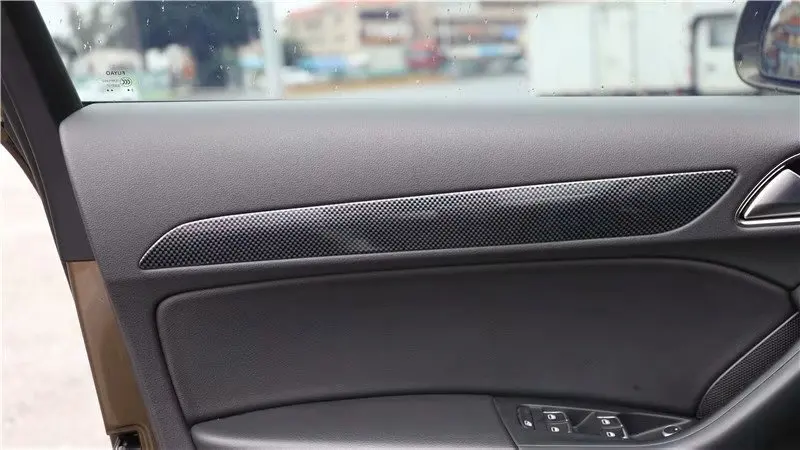 CDCOTN аксессуары для салона автомобиля Наклейка покрытие из углеродного волокна украшение для 13-18 Audi Q3 интерьерные молдинги наклейка s Авто продукт