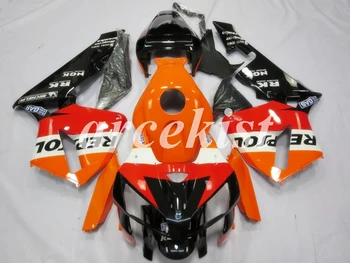 

New ABS Injection Mold motorcycle Fairings 100% Fit For Honda CBR600RR F5 05 06 2005 2006 fairings bodywork set Orange red