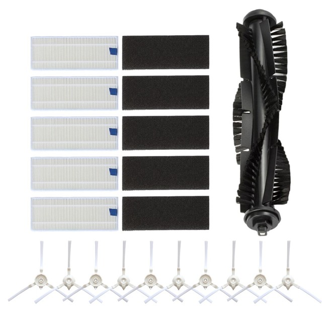 Cleaner Sponge Filter Side Brushes Filters With Sponge Kit For Rowenta EXPLORER Series 20 Vacuum Cleaner Replacement New