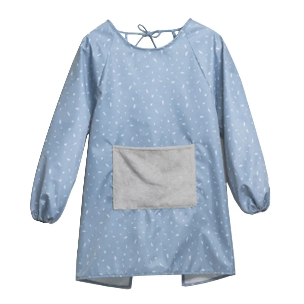 Adult Kitchen Long Sleeve Apron Home Erasable Apron Waterproof And Oil