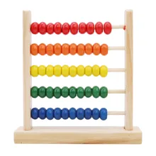 

Mini Wooden Abacus Early Childhood Mathematics Learning Toys Counting Beads Abacus Montessori Benefit Intellectual Toys