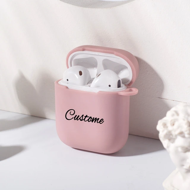 Facilitar expedido peso Custom Name For Funda Airpods Case DIY Letter Cute Luxury Cover Airpods Pro  Cases Gift Airpods 2 Case Pod Earphone Accessories _ - AliExpress Mobile