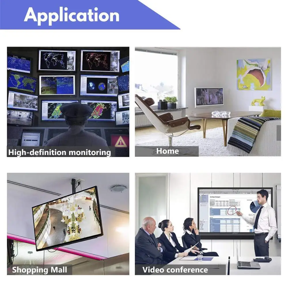 Адаптер преобразователь hdmi ahd Full HD 1080P для мониторов HDTV видеосигнала HDMI в TVI CVI AHD CVBS