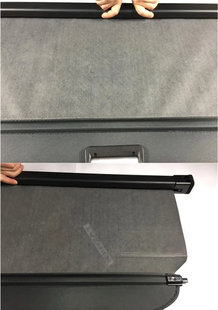 Rear Trunk Cargo Cover Security Shield For KIA SORENTO L High Qualit Auto Accessories Black Beige