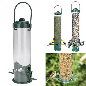 

Bird Feeder Durable Hanging Outdoor Bird Seeds Food Feeder Garden Snacks Parrots Aviary Budgie Bucket Holder Pet Bird Supplies