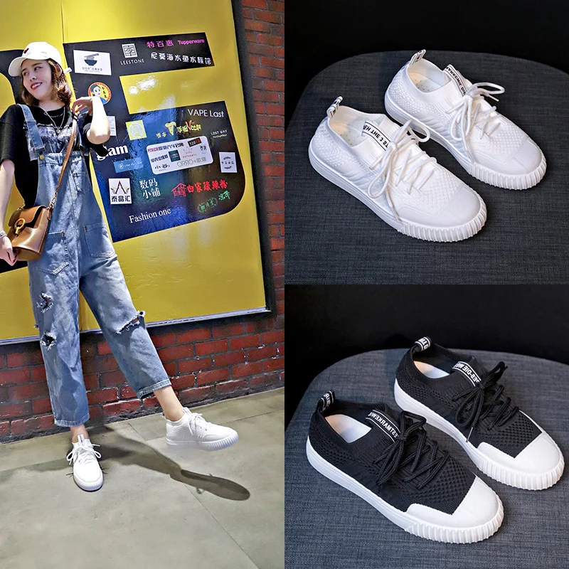 

Breathable Casual Shoes Women's 2019 Summer New Style Versatile wa zi xie Women's Running Athletic Shoes Women's Korean-style Ho
